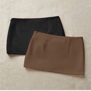 Black and Brown Mini Skirts